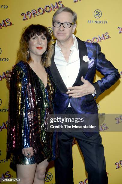 Piera Gelardi and Paul Feig attend Refinery29's 29Rooms San Francisco Turn it into Art opening party on June 20, 2018 in San Francisco, California.