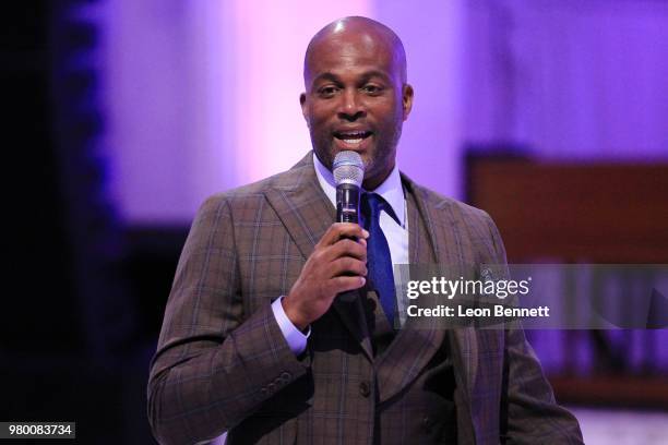 Comedian/Host Chris Spencer attends the 2018 BET Awards - Debra Lee Pre-BET Awards Dinner at Vibiana on June 20, 2018 in Los Angeles, California.