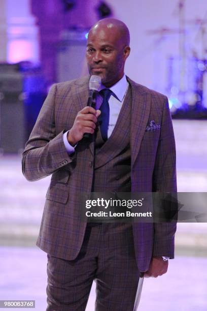 Comedian/Host Chris Spencer attends the 2018 BET Awards - Debra Lee Pre-BET Awards Dinner at Vibiana on June 20, 2018 in Los Angeles, California.