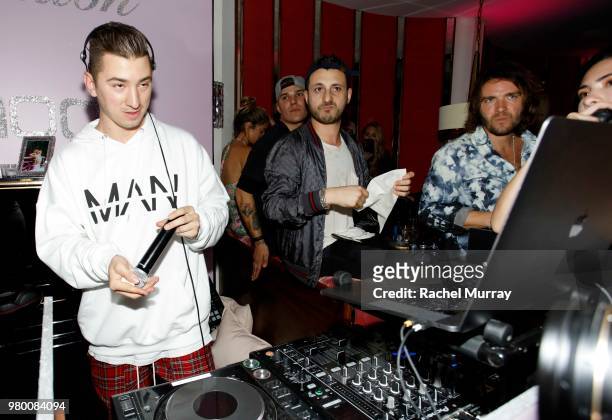 Politik performs at the boohoo.com x Paris Hilton Collection Launch Party at Delilah on June 20, 2018 in West Hollywood, California.