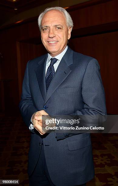 Roberto Bettega attends "E' Giornalismo" 2009 Awards held at Four Seasons Hotel on March 24, 2010 in Milan, Italy.