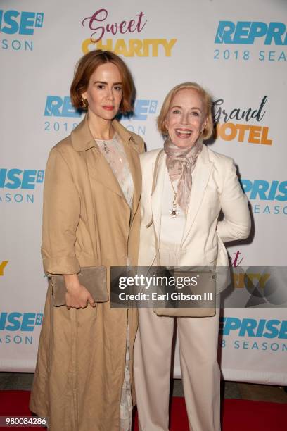 Sarah Paulson and Holland Taylor attend Reprise 2.0 Presents "Sweet Charity" Opening Night Performance at Freud Playhouse, UCLA on June 20, 2018 in...