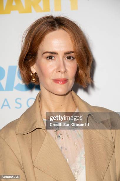 Actress Sarah Paulson attends Reprise 2.0 Presents "Sweet Charity" Opening Night Performance at Freud Playhouse, UCLA on June 20, 2018 in Westwood,...