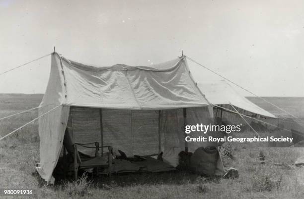 Gertrude Bell's tent, Saudi Arabia, 1913.