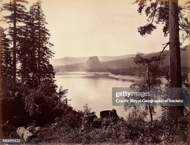 Castle Rock - Columbia River, United States of America, 1867.