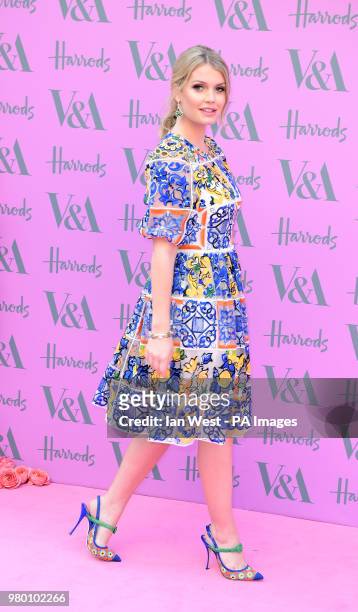 Lady Kitty Spencer arrives at the V&A Summer Party at the Victoria and Albert Museum in London.