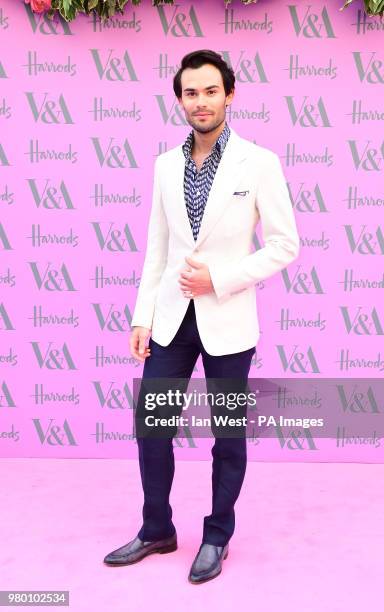 Mark-Francis Vandelli arrives at the V&A Summer Party at the Victoria and Albert Museum in London.