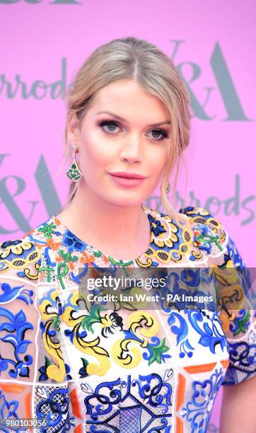 Lady Kitty Spencer arrives at the V&A Summer Party at the Victoria and Albert Museum in London.