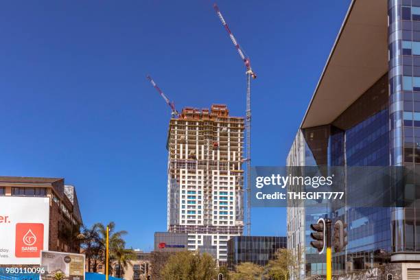 leonardo building in sandton, south africa - sandton cbd stock pictures, royalty-free photos & images