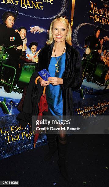 Anneka Rice arrives at the 'Nanny McPhee And The Big Bang' world film premiere at the Odeon West End on March 24, 2010 in London, England.
