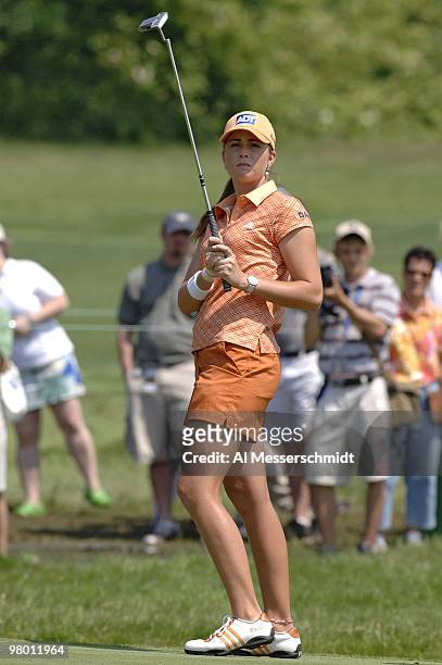 Paula Creamer during the first round at Newport Country Club, site of the 2006 U. S. Women's Open in Newport, Rhode Island, June 30, 2006.