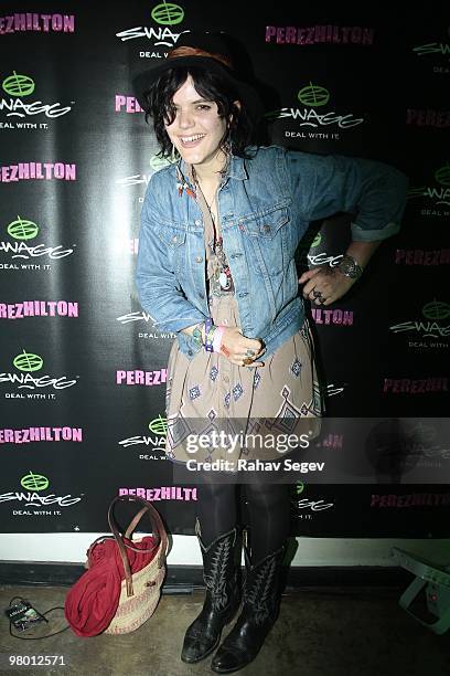 Soko attends Perez Hilton's One Night in Austin at 301 Brazos during SXSW Music Festival on March 20, 2010 in Austin, Texas.