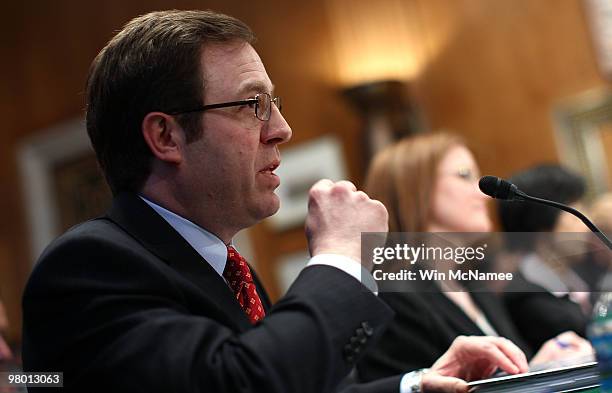 Alan Davidson, director of U.S. Public policy of the Americas at Google Inc. Testifies during a hearing of the Congressional-Executive Commission on...