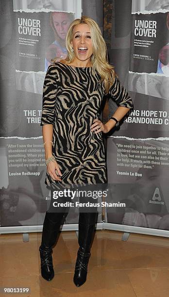 Lara Lewington attends the launch of Chris Rogers' book titled 'Undercover' at The Mayfair Hotel on March 23, 2010 in London, England.