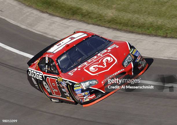 Jeremy Mayfield during practice for the Allstate 400 at the Indianapolis Motor Speedway in Indianapolis, Indiana on August 5, 2006.