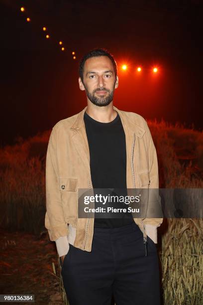 Olivier Coursier attends the Ami Alexandre Mattiussi Menswear Spring/Summer 2019 show as part of Paris Fashion Week on June 21, 2018 in Paris, France.