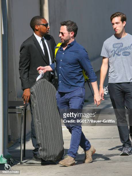 Nick Kroll is seen arriving at 'Jimmy Kimmel Live' on June 20, 2018 in Los Angeles, California.