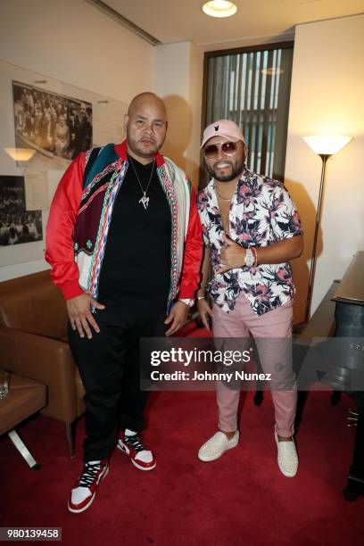 Fat Joe and Alex Sensation attend the Humanity Of Connection event at David Geffen Hall on June 20, 2018 in New York City.