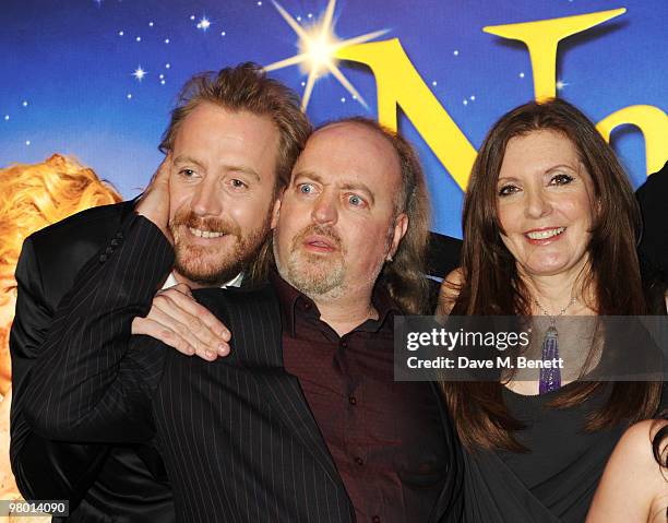 Rhys Ifans, Bill Bailey and Susanna White arrive at the 'Nanny McPhee And The Big Bang' world film premiere at the Odeon West End on March 24, 2010...