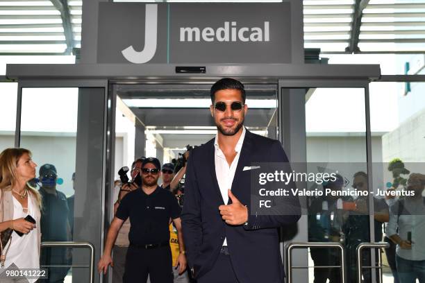 Juventus new signing Emre Can undergoes medical tests at Jmedical on June 21, 2018 in Turin, Italy.