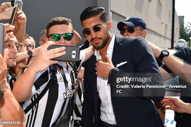 Juventus new signing Emre Can undergoes medical tests at Jmedical on June 21, 2018 in Turin, Italy.