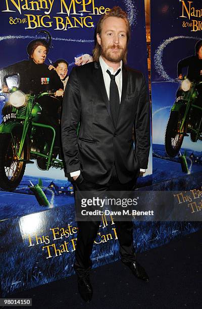 Rhys Ifans arrives at the 'Nanny McPhee And The Big Bang' world film premiere at the Odeon West End on March 24, 2010 in London, England.