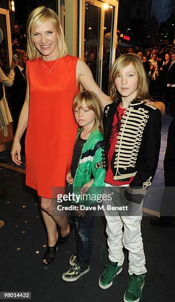 Jo Whiley arrives at the 'Nanny McPhee And The Big Bang' world film premiere at the Odeon West End on March 24, 2010 in London, England.