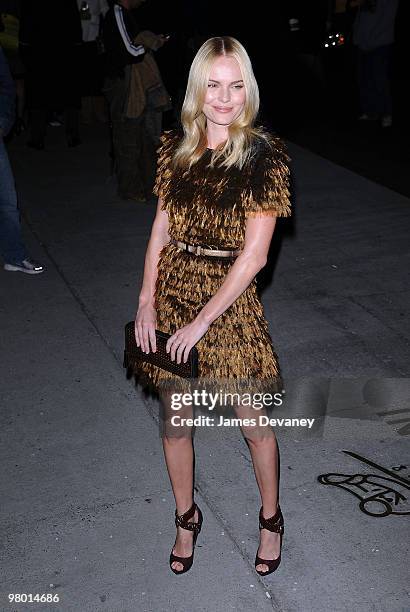 Kate Bosworth arrives at The Fashion Group International's 25th Annual Night of Stars at Cipriani Wall Street on October 23,2008 in New York City.