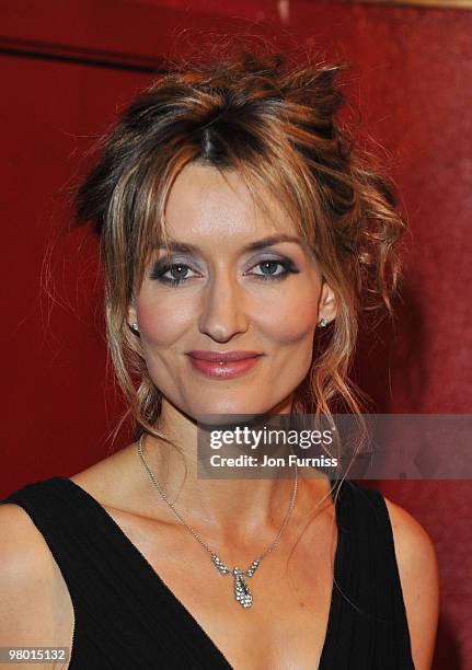 Natascha McElhone attends the ICA fundraising gala at KOKO on March 24, 2010 in London, England.