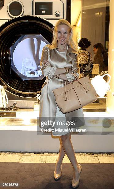 Actress Sylvia Leifheit attends the re-opening of the Tod's store on March 24, 2010 in Munich, Germany.