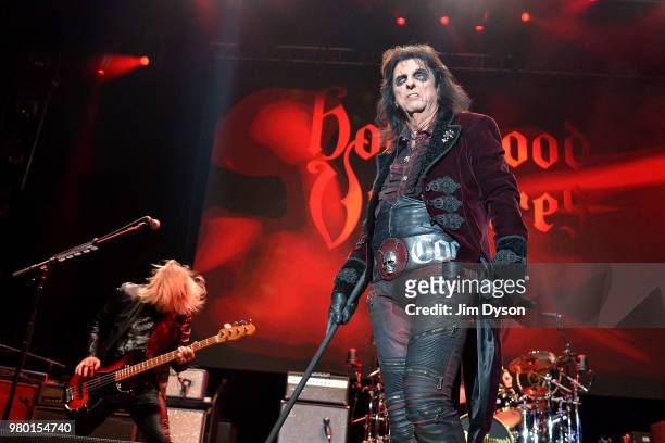 Alice Cooper of Hollywood Vampires performs live on stage at Wembley Arena on June 20, 2018 in London, England.