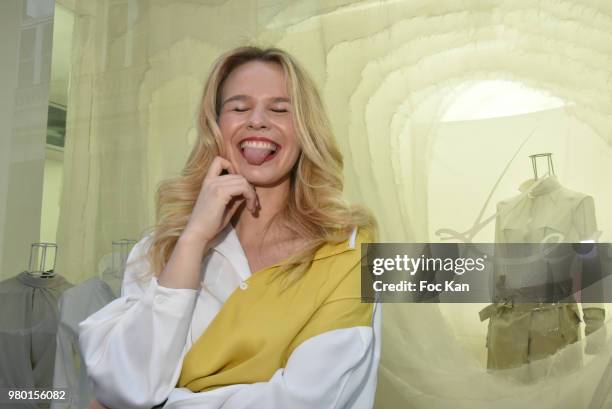 Model Julie Jardon walks the runway during the Ken Okada Street Show as part of Saint Germin des Pres Annual Feast Ð as part of Paris Fashion Week -...