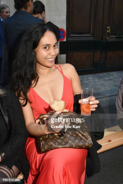 Gabrielle Vaite Boulet attends the Ken Okada Street Show as part of Saint Germin des Pres Annual Feast Ð as part of Paris Fashion Week - Menswear...