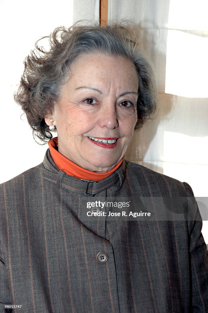 Portrait of María Galiana, actress.