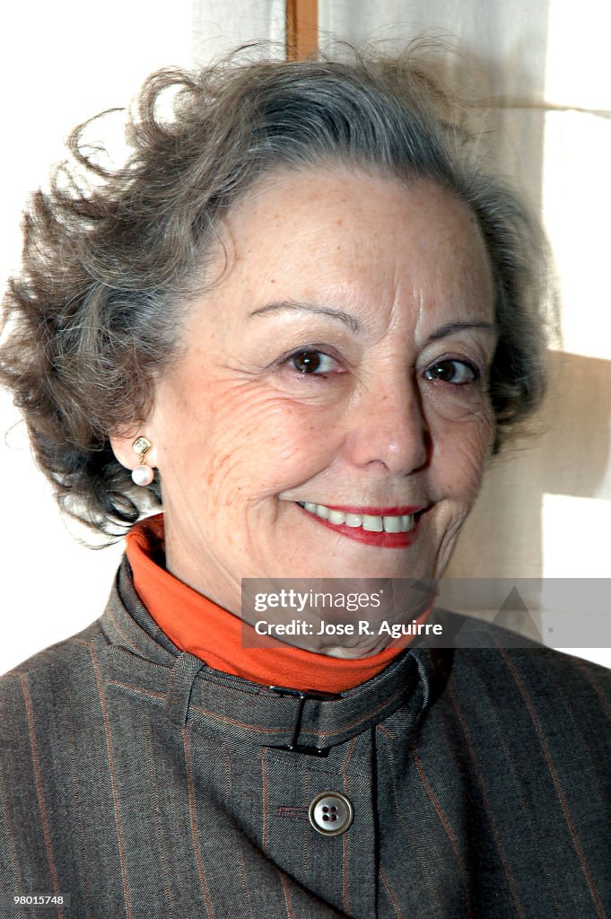 Portrait of María Galiana, actress.