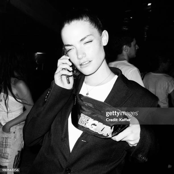 Guests attend the Raf Simons - After Party Menswear Spring/Summer 2019 show as part of Paris Fashion Week on June 20, 2018 in Montreuil, France.