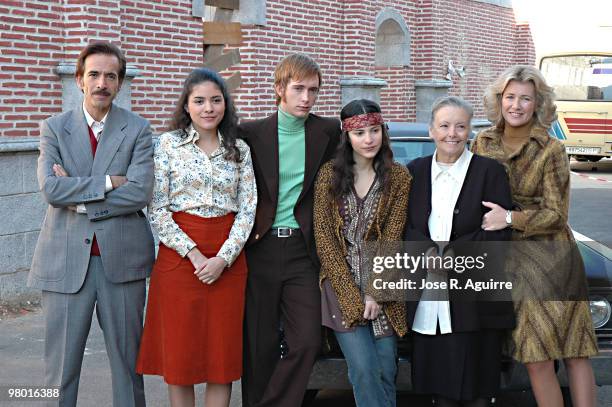 Presentation of the new episodes of 'Cuéntame cómo pasó', the successful TV serie in Spain. In the imagen, the main characters: Imanol Arias, Ana...