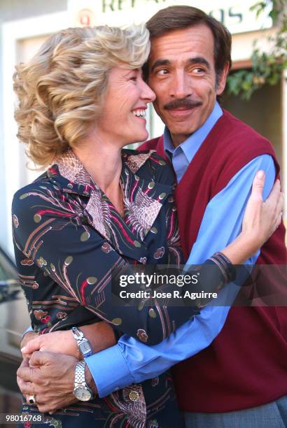 Portrait of the actor Imanol Arias and the actress Ana Duato during the presentation of the new episodes of 'Cuéntame cómo pasó', the successful TV...