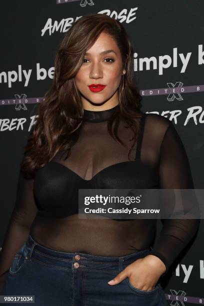 Erica Lauren attends the Amber Rose x Simply Be Launch Party at Bootsy Bellows on June 20, 2018 in West Hollywood, California.