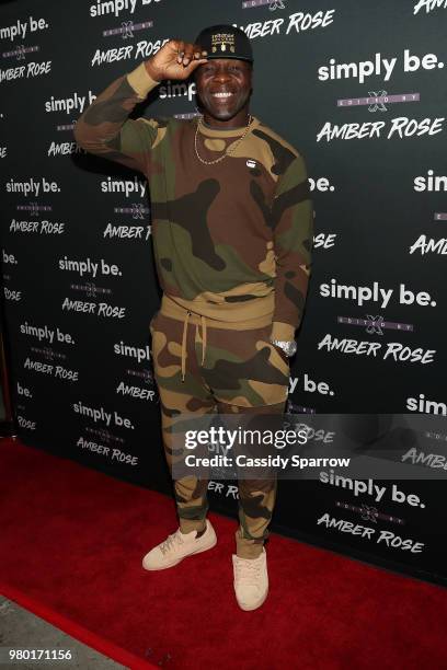 Tamba Hali attends the Amber Rose x Simply Be Launch Party at Bootsy Bellows on June 20, 2018 in West Hollywood, California.