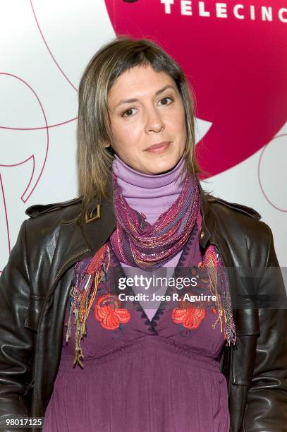 Presentation of the TV serie 'El comisario'. Portrait of Marisol Membrillo, spanish actress.