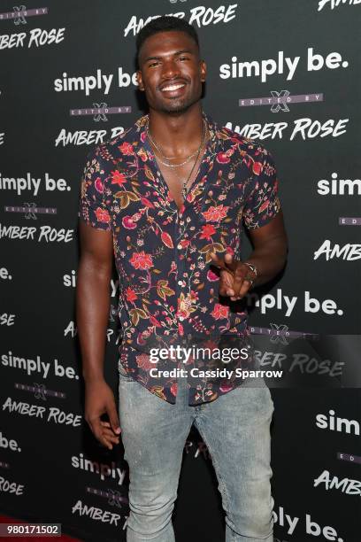 Broderick Hunter attends the Amber Rose x Simply Be Launch Party at Bootsy Bellows on June 20, 2018 in West Hollywood, California.