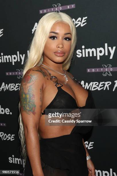DreamDoll attends the Amber Rose x Simply Be Launch Party at Bootsy Bellows on June 20, 2018 in West Hollywood, California.