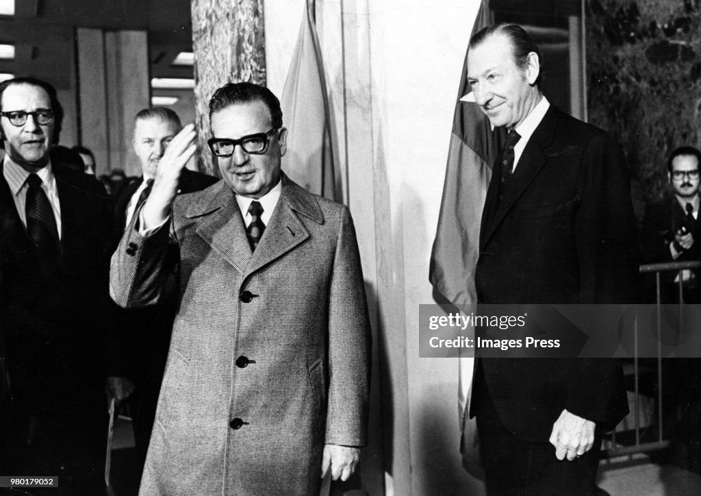 Salvadore Allende and Kurt Waldheim