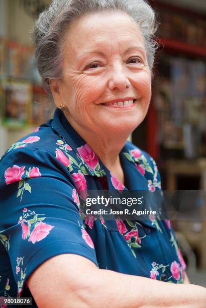 Portrait of María Galiana, actress in the spanish famous tv serie 'Cuéntame'.