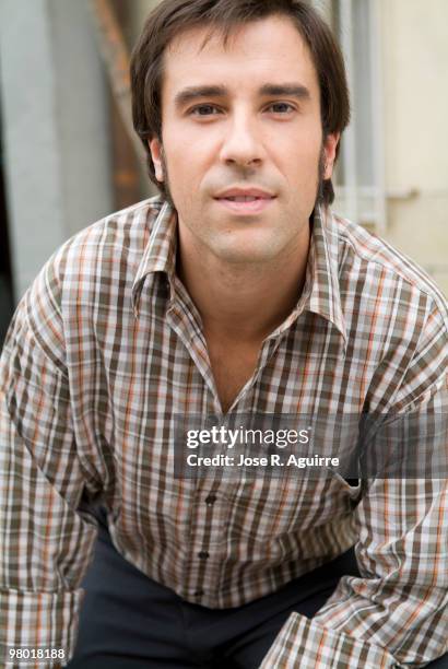 Portrait of the actor Félix Corcuera in the spanish famous tv serie 'Cuéntame'.
