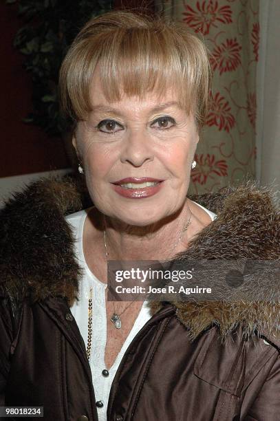 December 18, 2006. Madrid, Spain. Presentation of the new serie by Telecinco 'La que se avecina'. Portrait of Gema Cuervo, actress.