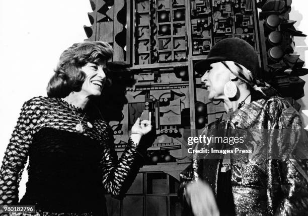 Eunice Shriver and Louise Nevelson circa 1972 in New York.
