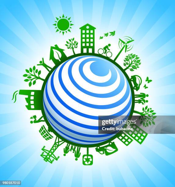 blue globe wireframe on green environmental conservation background - car wireframe stock illustrations