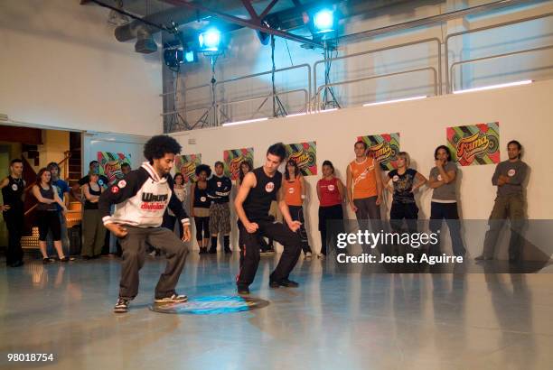 March 07, 2007. Madrid, Spain. Casting of the reality "Fama ¡a bailar!", of the "Cuatro" television.